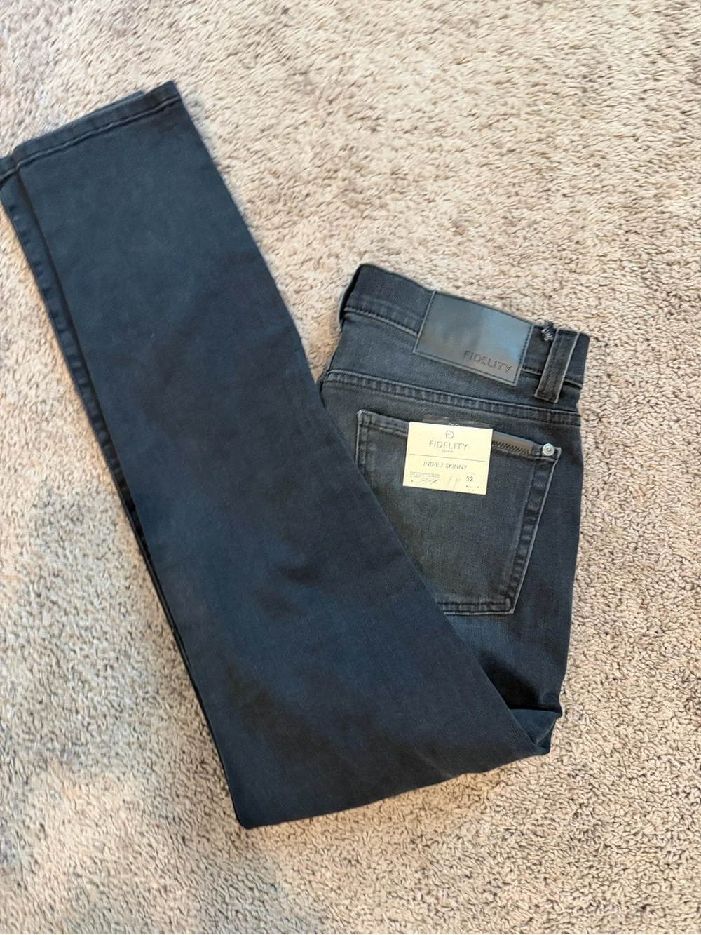 Fidelity Black Skinny Men’s Jeans